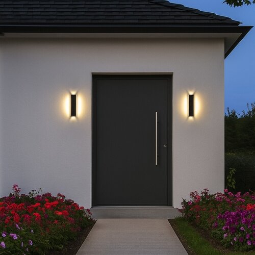 Rabalux 77077 - LED spolja&amp;scaron;nje zidno svetlo PEMBA LED/18W/230V IP54 crno Slike