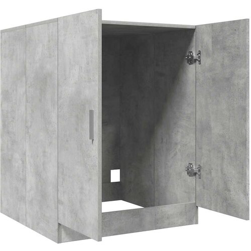 VidaXL omara za pralni stroj betonsko siva 70,5x71,5x91,5 cm Slike