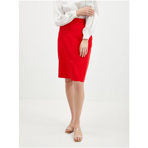 Orsay Red Ladies Pencil Skirt - Women Slike