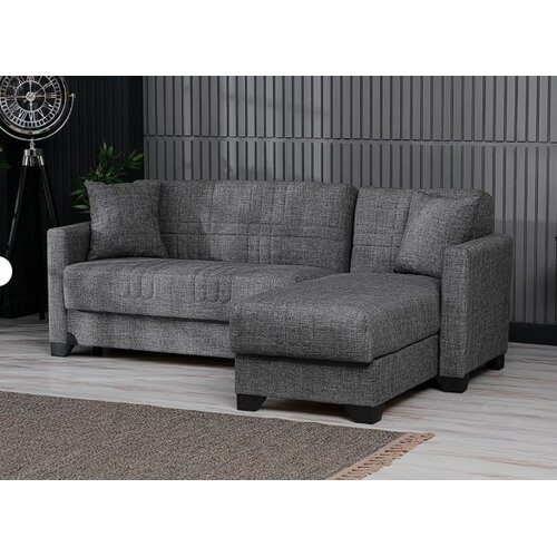 Antares B-roba LIVEN Ugaona garnitura na razvlačenje POSEN 205x148cm Siva Cene