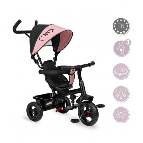 Momi tricikl za bebe iris pink, 9m+ Slike