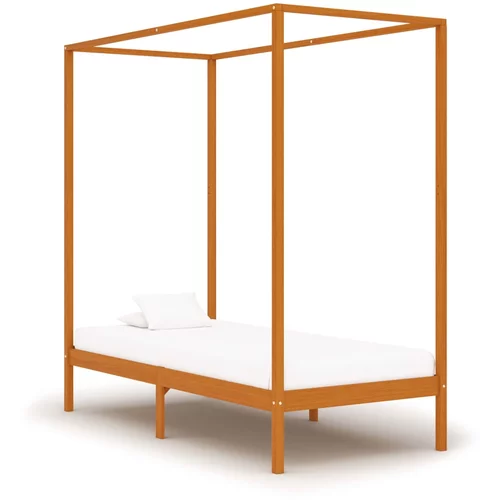  za krevet s baldahinom od borovine boja meda 90 x 200 cm