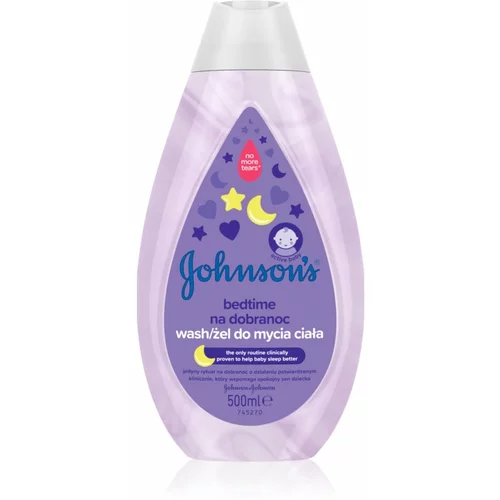 Johnsons Bedtime Baby Wash gel za prhanje 500 ml za otroke
