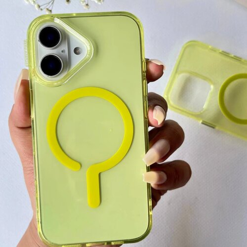  futrola neon magsafe za iphone 16 (6.1) zuta Cene
