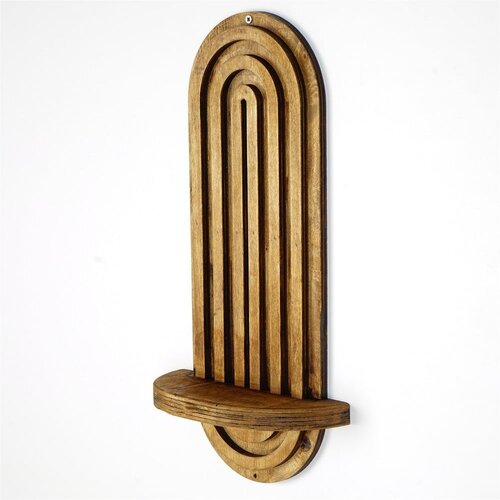 Kalune Design zidna polica RAF269 walnut wall shelf Slike