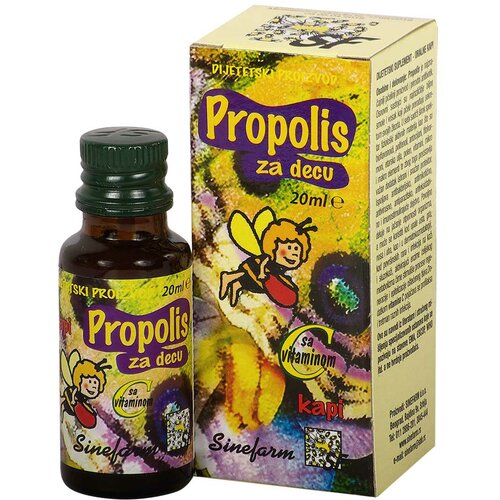 Sinefarm propolis kapi za decu sa c vitaminom 20 ml Slike