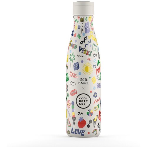 Cool Bottles termo steklenička iz nerjavečega jekla, 500 ml good vibes Cene