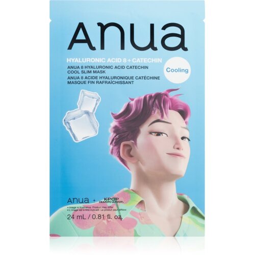 Anua K-Pop Demon Hunters Hyaluronic Acid 8 + Catechin hidratantna sheet maska sa učinkom hlađenja 23 ml Slike