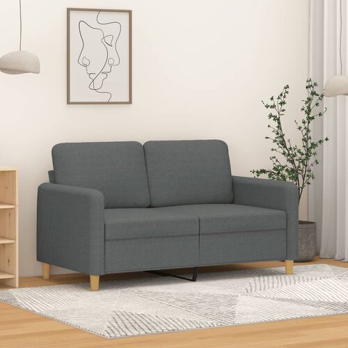  Dvosjed od tkanine tamnosivi 120 cm Cijene