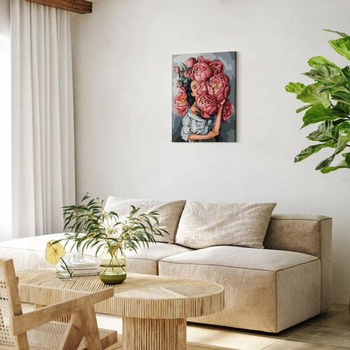  Slika za samostalno slikanje - Flower lover 40x50 Cene