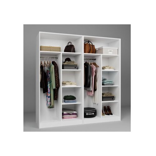 Hanah home ormar bele boje lucas 1600 87 Slike