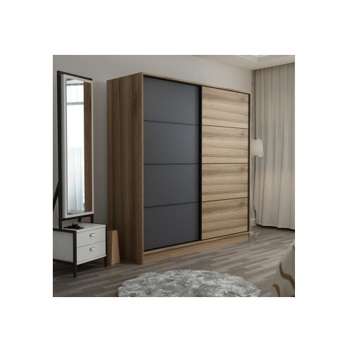 Woody Fashion Ormar Kale 180x190x52cm Bež-Antracit Cijene