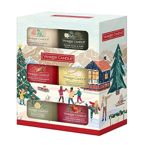 Yankee Candle Christmas Collection 6 Votive Candles poklon set Cijene