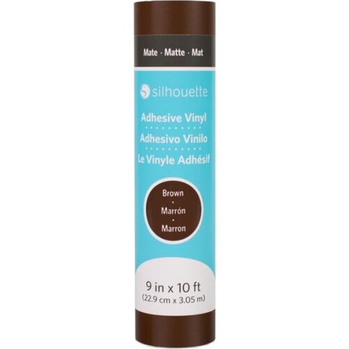 Silhouette Matte Removable Vinyl - 22,9 cm x 3 m - Brown Slike