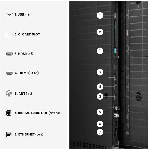 Hisense TV LED 100UR8S Slike