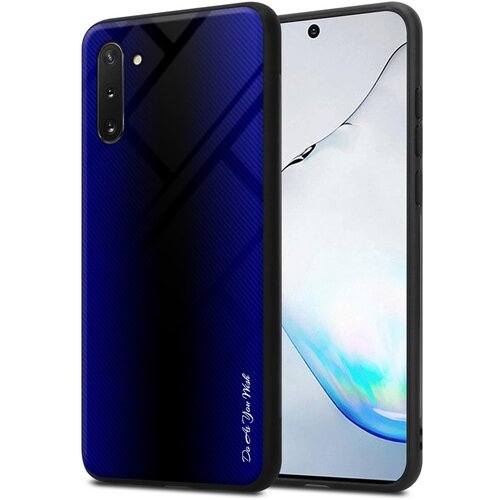 Cadorabo Ohi&scaron;je, združljiv s Samsung - Stripe Optics v kobaltu vijolični - za&scaron;čitni pokrov iz silikona TPU in hrbta iz kaljenega stekla, (20579005) Cene