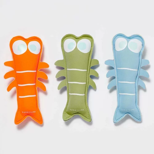 Sunnylife 3 dijelni komplet igrački za u vodu dive buddies sonny the sea creature blue neon orange