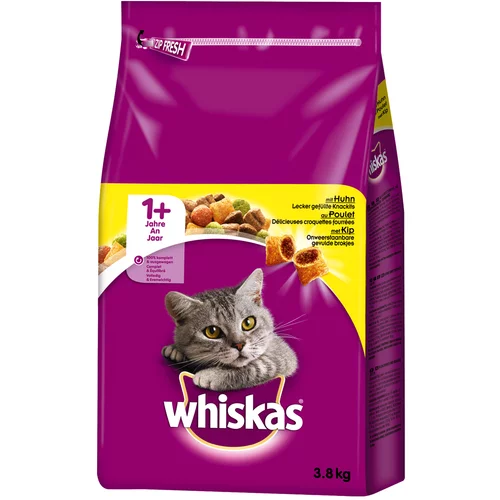Whiskas 1+ piletina - 3,8 kg