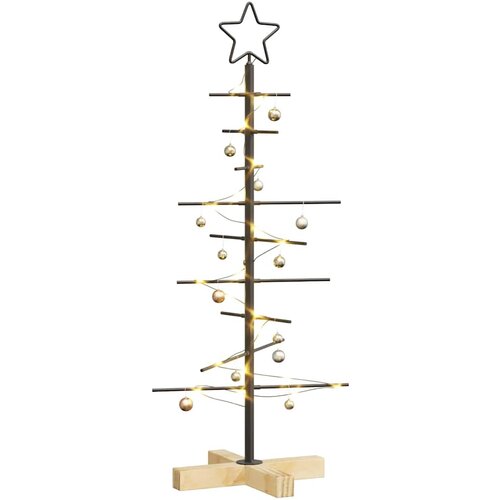  božićna jelka Crna 89 cm Čelik s pra&amp;scaron;kastim premazom Slike