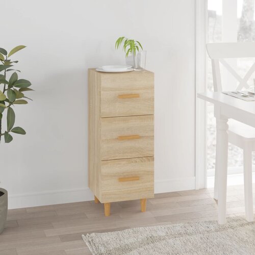 The Living Store Komoda sonoma hrast 34,5x34x90 cm inženirski les - Komoda, (21663270) Slike