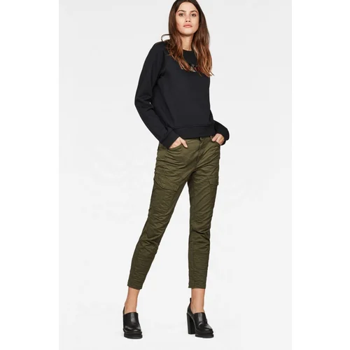 G-star Pants - G-STAR Rovic Mid Skinny Wmn Dark Olive