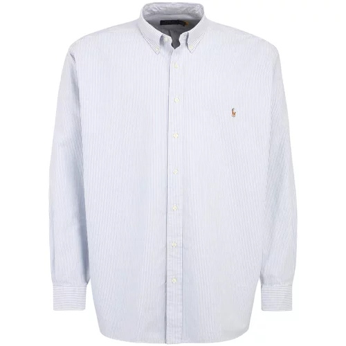Polo Ralph Lauren Big & Tall Košulja svijetloplava / bijela