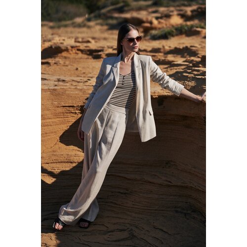 Moodo Women's trousers - light beige Cene