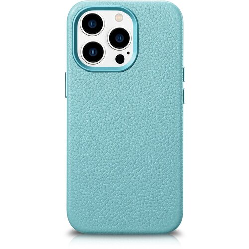 ICARER Magnetni usnjeni ovitek za iPhone 14 Pro z usnjeno torbico MagSafe Litchi Premium Leather Case zelena, (21522193) Cene