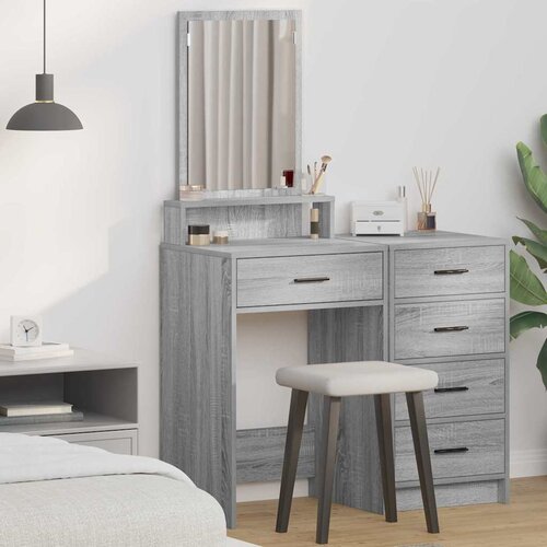  Toaletni stol Siva Sonoma 50 x 41 x 140 cm Konstruirano drvo Cijene