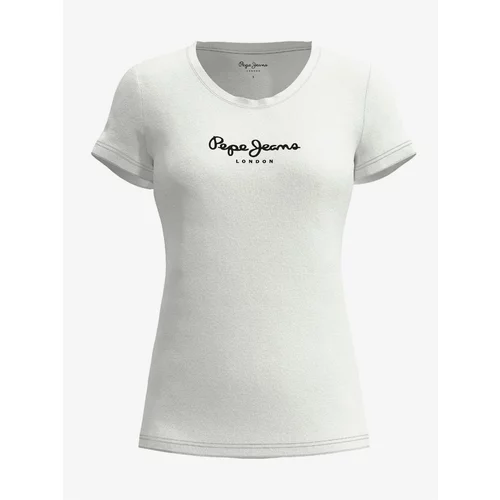 Pepe Jeans White Women's T-Shirt New Virginia - Women