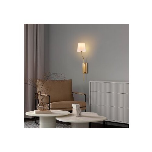Opviq vall lamp zidna zlatno - bela lampa lumora 15333 Slike