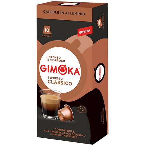 GIMOKA espresso classico 10/1 | nespresso kompatibilne alu kapsule Cene