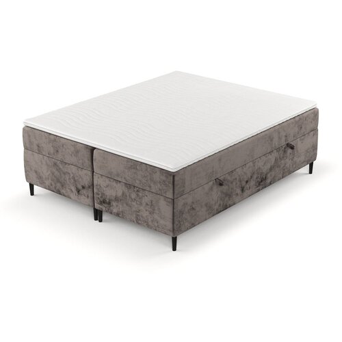 Maison de Rêve Rjava boxspring postelja s prostorom za shranjevanje 160x200 cm Araya – Cene