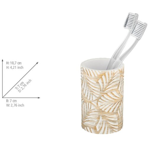 Wenko Bež komplet pripomočkov za kopalnico iz poliresina Terralba &amp;ndash; Slike