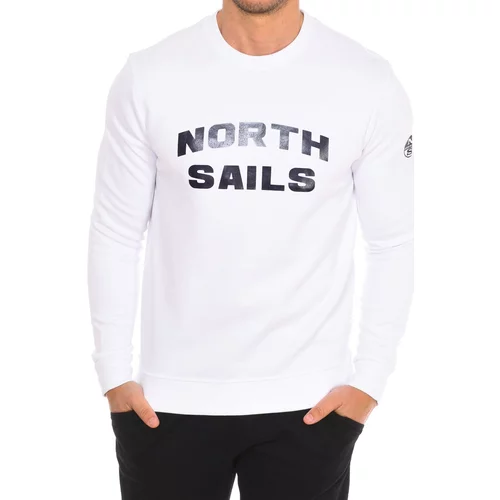 North Sails Puloverji 9024170-101 Bela