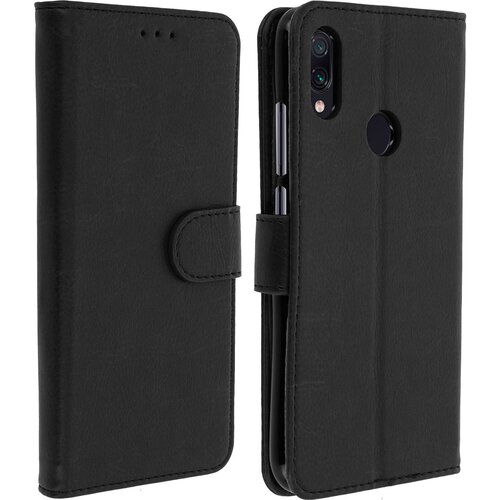 AVIZAR torbica za xiaomi redmi note 7 denarnica z učinkom praskanja s podporo za videoposnetke, črna, (5000011966) Cene