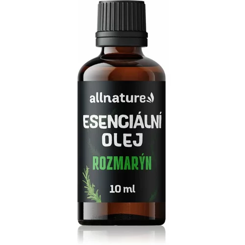 Allnature Rosemary essential oil eterično olje za podporo spomina in koncentracije 10 ml