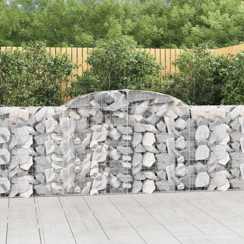  Lučne gabionske ko&scaron;are 13kom 300x30x100/120cm pocinčano željezo Cijene
