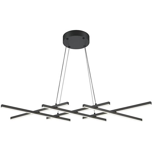 MAYTONI MOD244PL-L50BK - led luster na sajli halo LED/40W/230V crna Cene