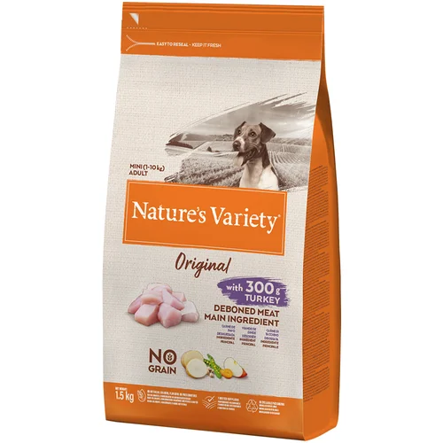 Nature's Variety Original NoGrain Mini Adult puretina - 3 x 1,5 kg