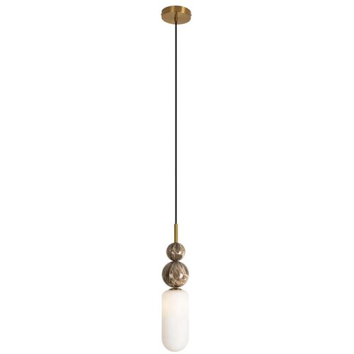  MAXLIGHT P0642 - Viseći luster NOVA na sajli, 1xG9/12W/230V, prečnik 12 cm, zlatan Slike