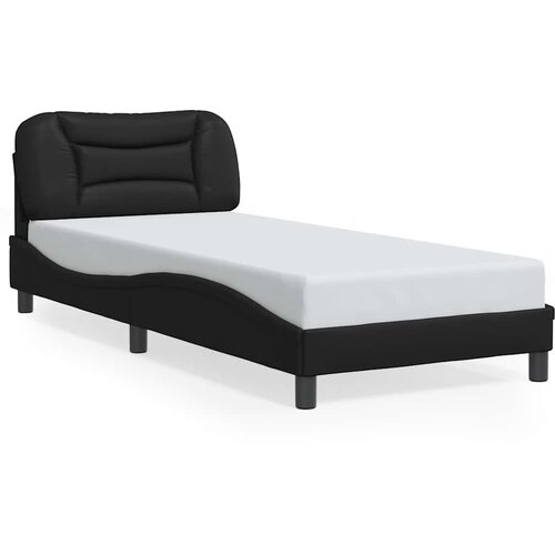 Okvir kreveta s LED-om bez madraca Hvar crni 80 x 200 cm Slike