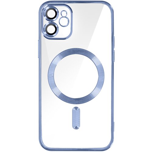 AVIZAR MagSafe ovitek za iPhone 11 Silikonska za&amp;scaron;cita kamere Outline Chrome modra, (20575216) Slike