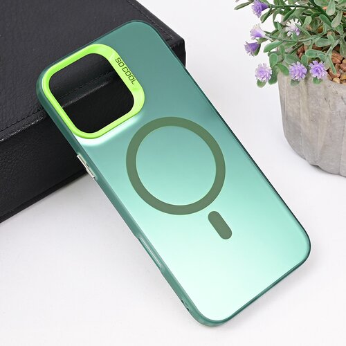 Teracell torbica Magsafe Clear za iPhone 16 Pro Max 6.9 zelena Slike