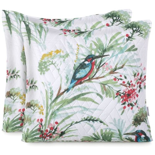 AmeliaHome Ukrasna jastučnica Kingfisher 45x45 cm, bijela Slike