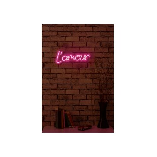 Wallity dekorativna plastična led svetla l'amour - pink Cene