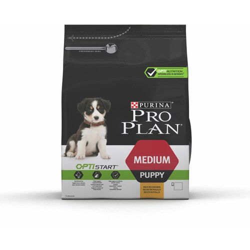 Purina Pro plan dog puppy medium optistart piletina 3 kg Slike