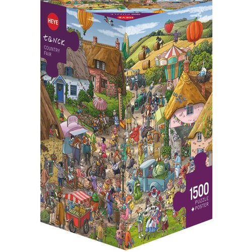 Heye puzzle Triangle Birgit Tanck Country Fair 1500 delova 29994 Slike