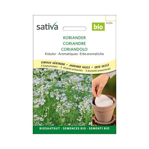 Sativa Bio koriander &amp;ldquo;semenski krogi&amp;rdquo; Slike