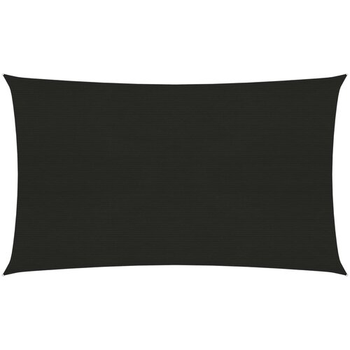 vidaXL Senčno jadro 160 g/m² črno 2,5x5 m HDPE Cene